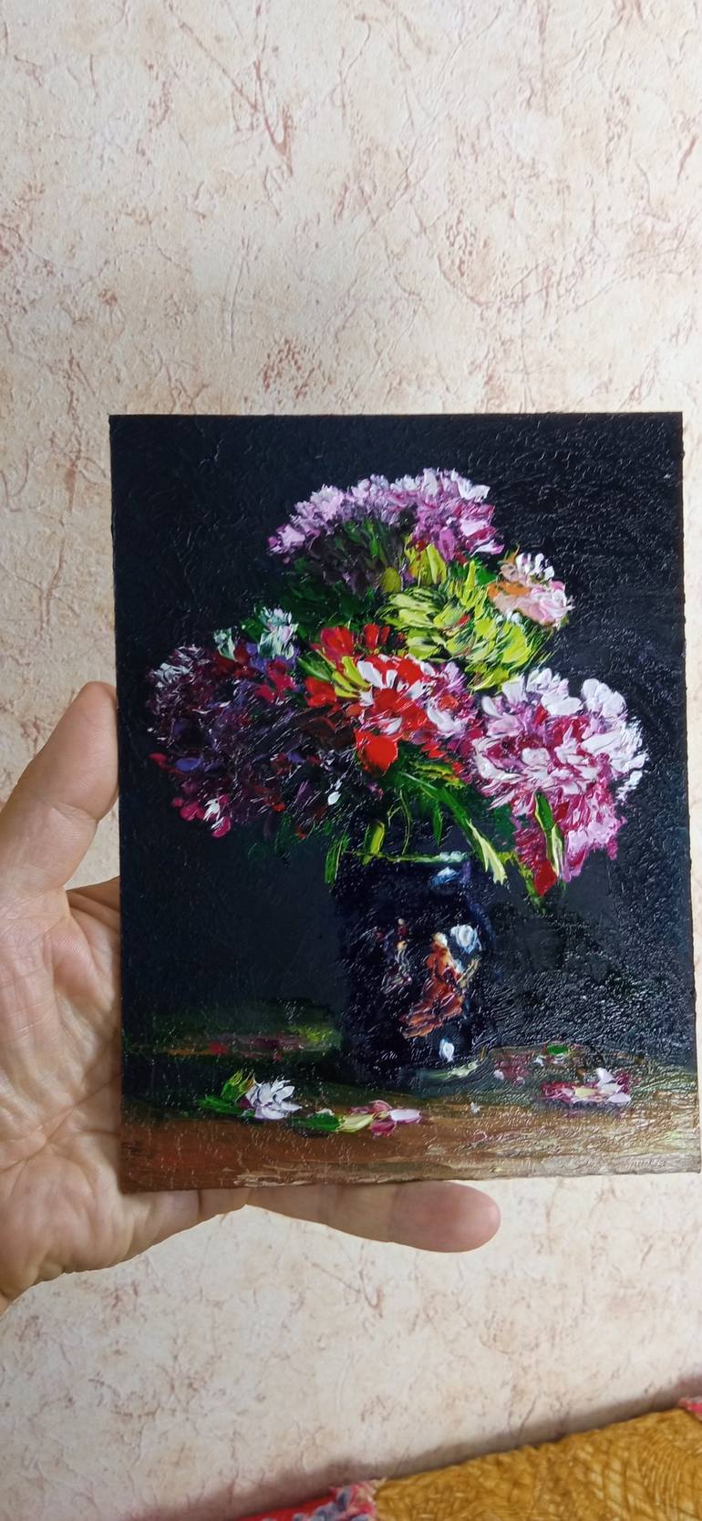 Original Impressionism Floral Painting by Evgeny Timofeev