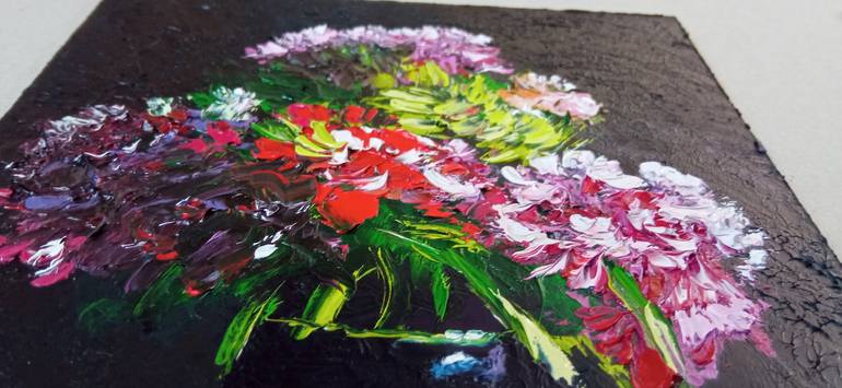 Original Impressionism Floral Painting by Evgeny Timofeev