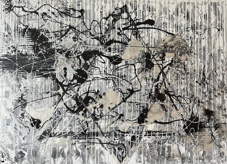 Original Abstract Expressionism Abstract Paintings by Carina Kemelmajer