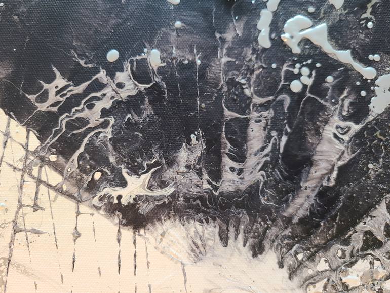 Original Abstract Expressionism Abstract Painting by Carina Kemelmajer