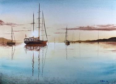 Original Seascape Paintings by Erkin Yılmaz