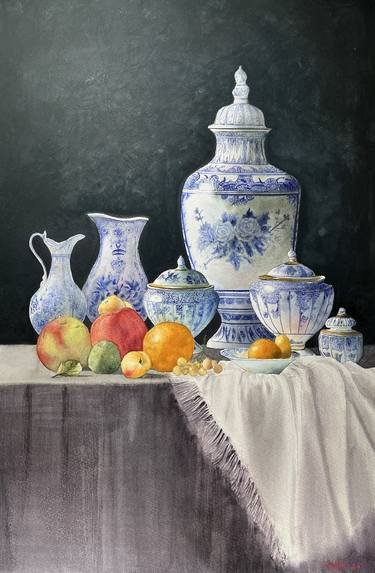 Original Photorealism Still Life Paintings by Erkin Yılmaz