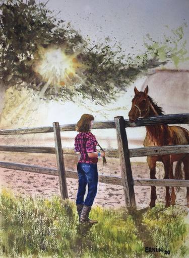 Original Horse Paintings by Erkin Yılmaz