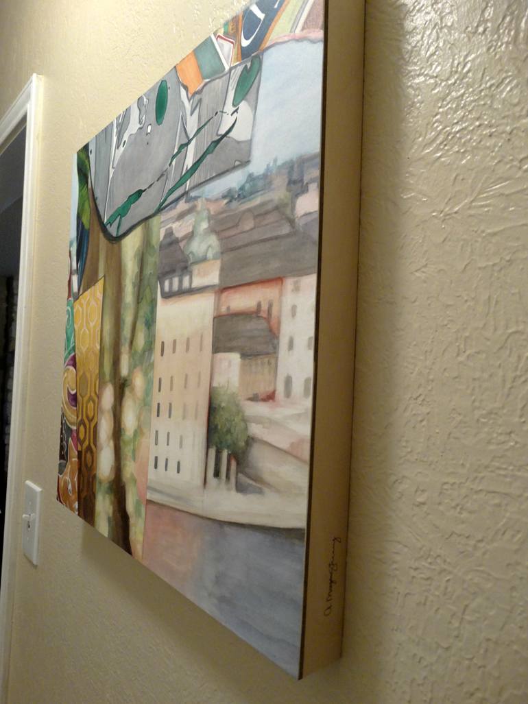 Original Abstract Patterns Painting by Megan Seidelman