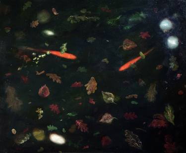 Original Expressionism Fish Paintings by Luke Morgan