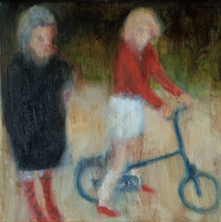 Original Expressionism People Painting by Luke Morgan