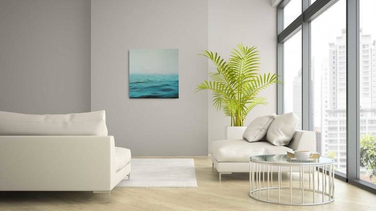 Original Fine Art Seascape Painting by Julija Usoniene