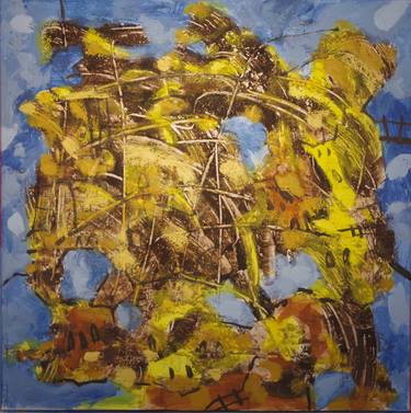 Original Abstract Expressionism Architecture Paintings by Mohamad Dayoub