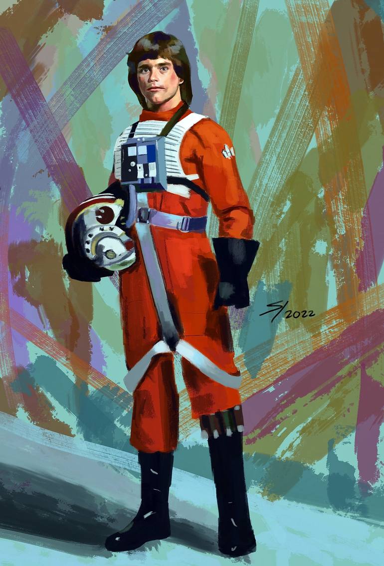 Luke Skywalker Star Wars - Paint By Numbers - Paint by numbers for adult
