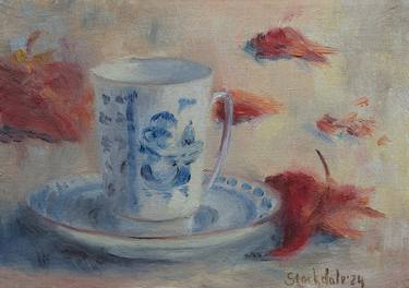 Original Classicism Still Life Painting by Maria Stockdale