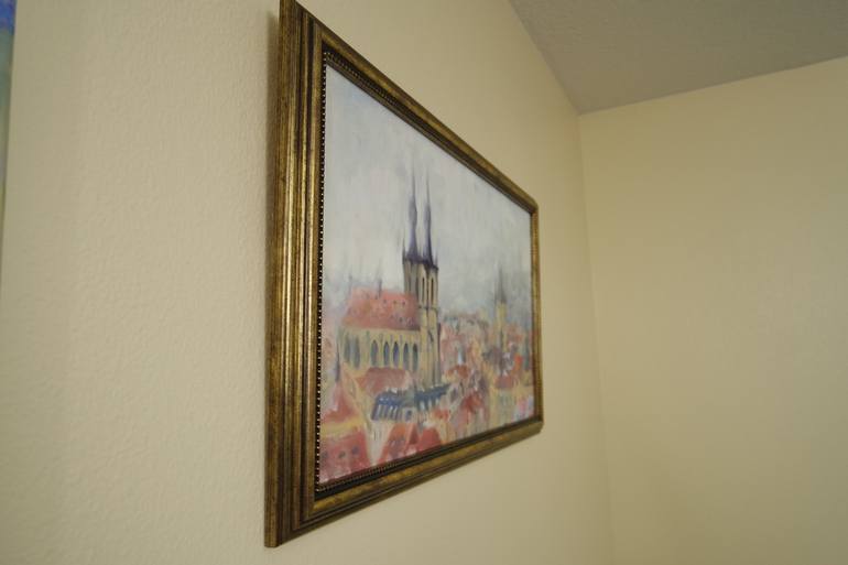 Original Architecture Painting by Maria Stockdale