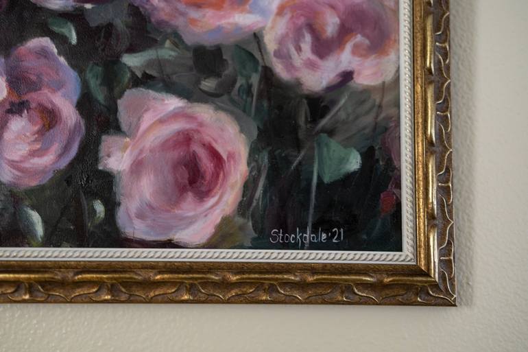 Original Fine Art Floral Painting by Maria Stockdale