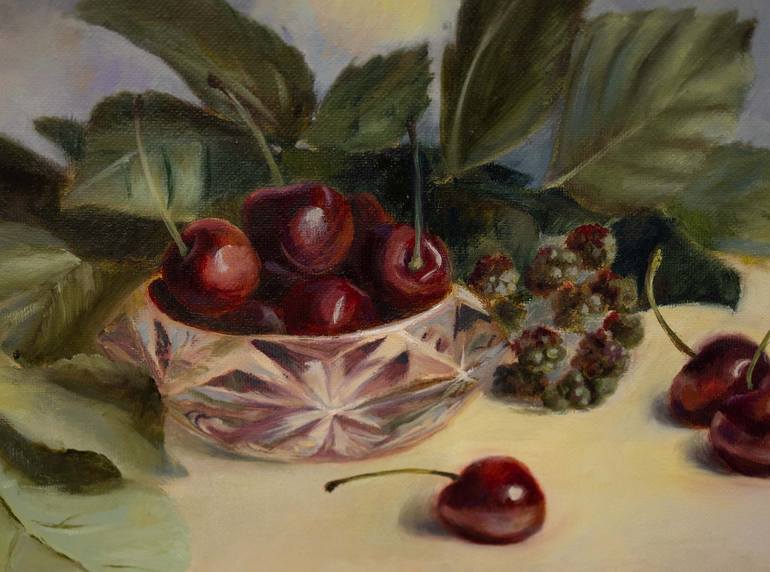 Original Realism Food Painting by Maria Stockdale