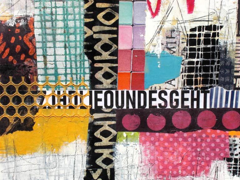 Original Abstract Expressionism Abstract Mixed Media by Conny Lehmann