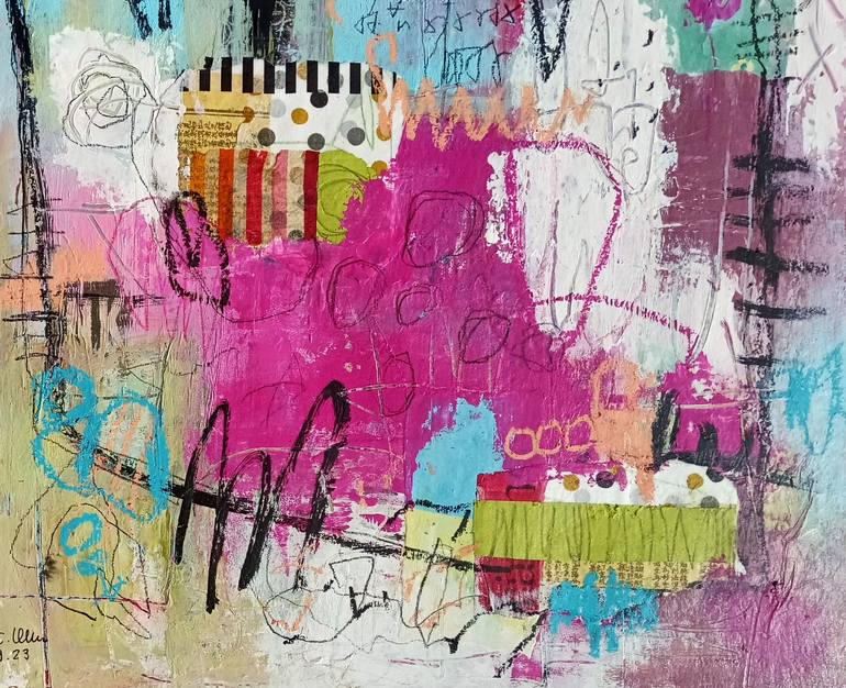 Original Contemporary Abstract Mixed Media by Conny Lehmann