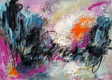 Original Abstract Expressionism Abstract Paintings by Conny Lehmann