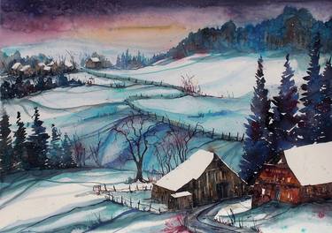 Original Seasons Paintings by Conny Lehmann