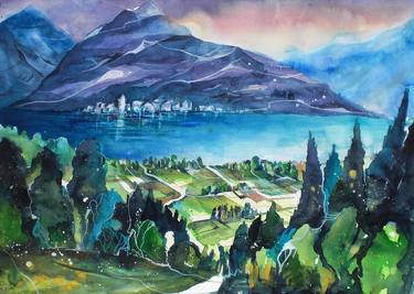 Original Fine Art Landscape Paintings by Conny Lehmann