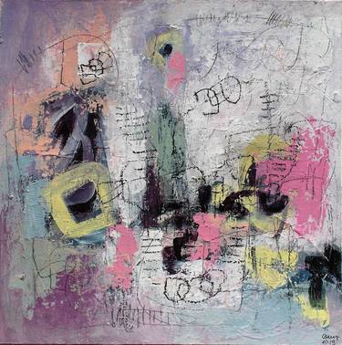 Original Abstract Expressionism Abstract Paintings by Conny Lehmann