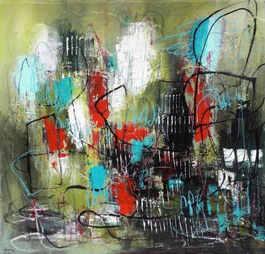 Original Fine Art Abstract Paintings by Conny Lehmann