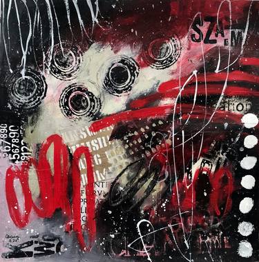 Original Abstract Collage by Conny Lehmann