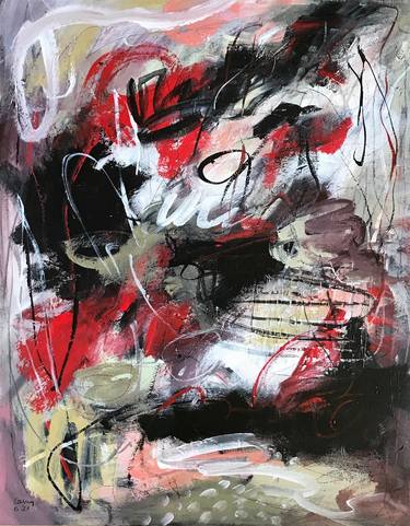 Original Abstract Expressionism Abstract Paintings by Conny Lehmann