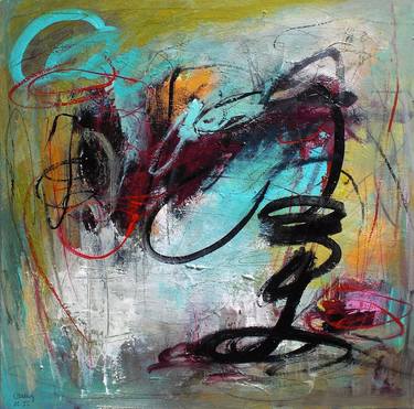 Original Abstract Expressionism Abstract Paintings by Conny Lehmann