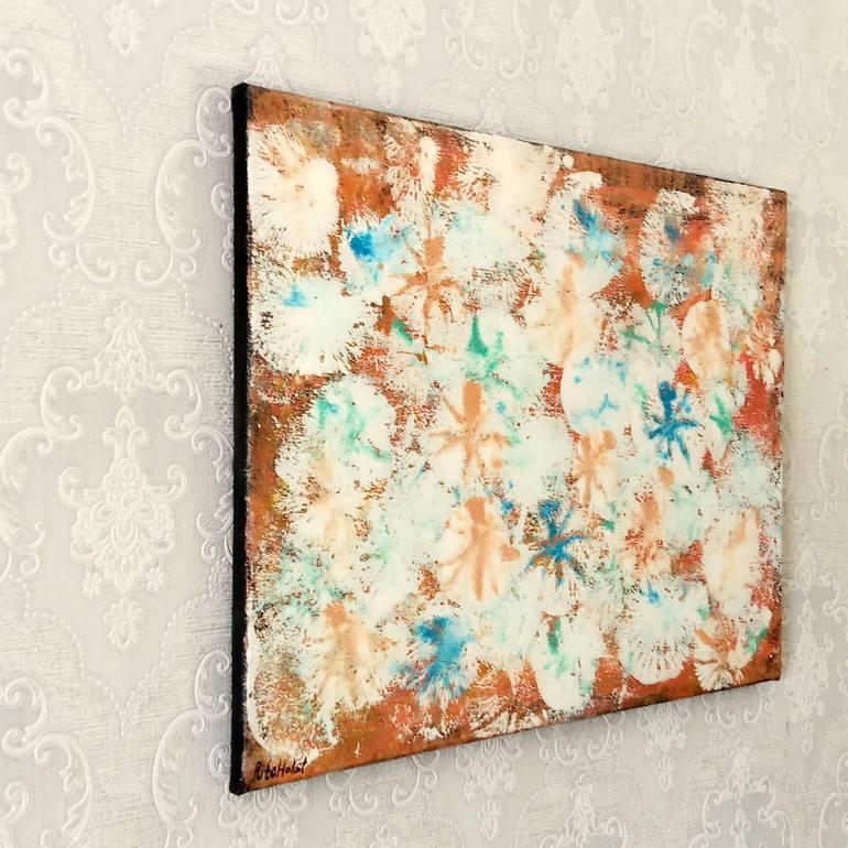 Original Fine Art Abstract Painting by Rita Holst