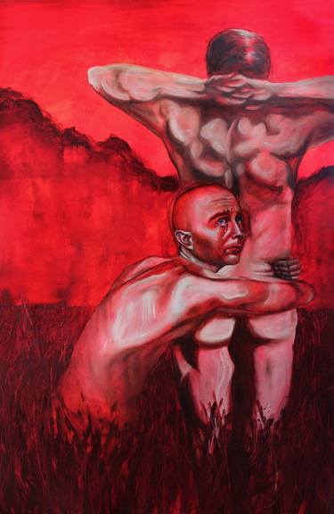 Original Figurative Men Paintings by Connor Phillips