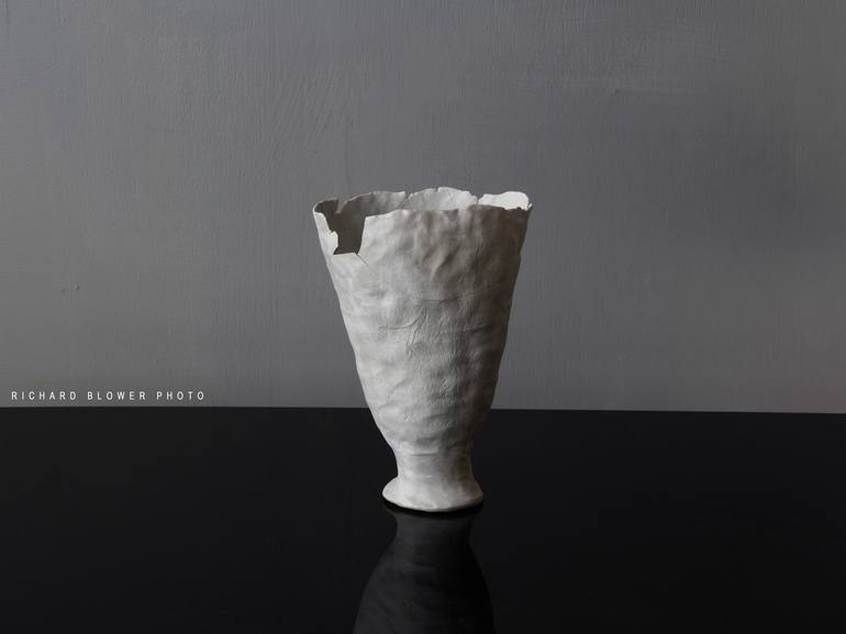 Pinched White Sculpture - Print