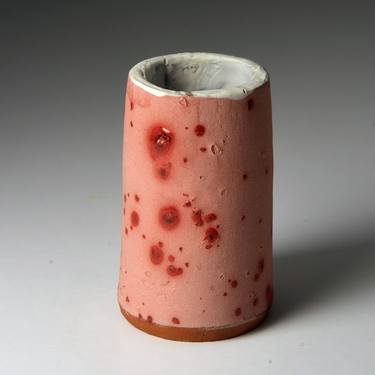Pink Cylinder with Crystals thumb