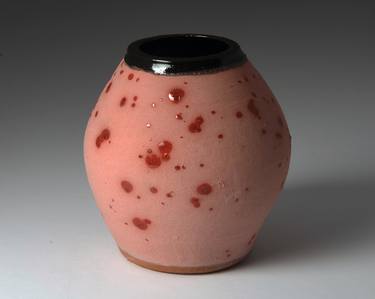Pink Pot with Crystals thumb