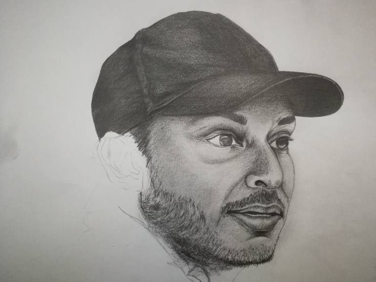 Original Illustration People Drawing by Nicole Waves