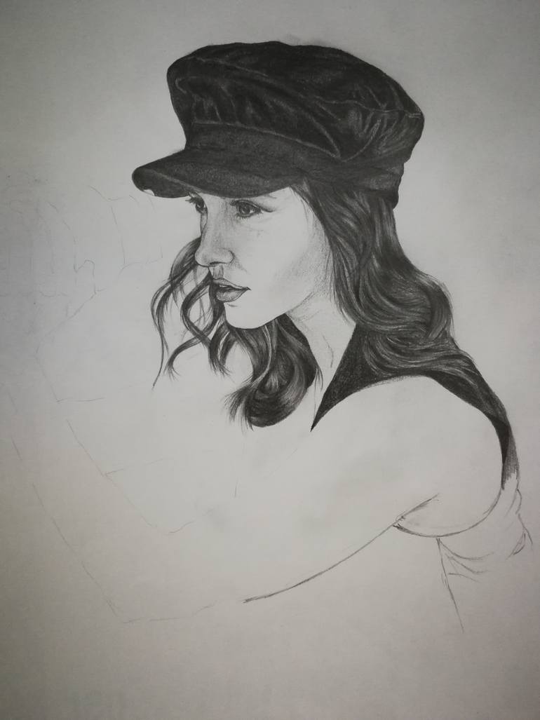 Original Illustration People Drawing by Nicole Waves