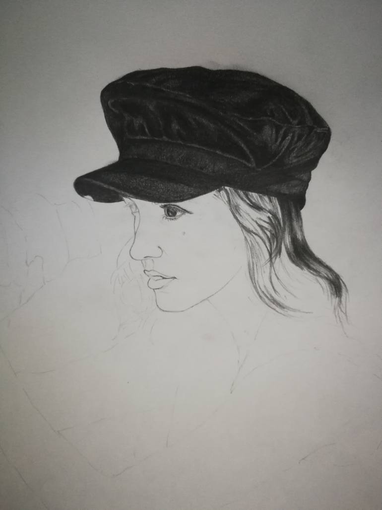 Original Illustration People Drawing by Nicole Waves
