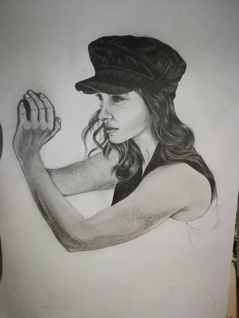 Original Illustration People Drawing by Nicole Waves