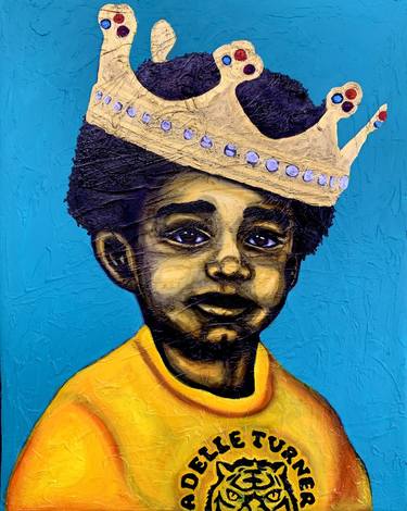 Original Contemporary Portrait Painting by Demarcus McGaughey