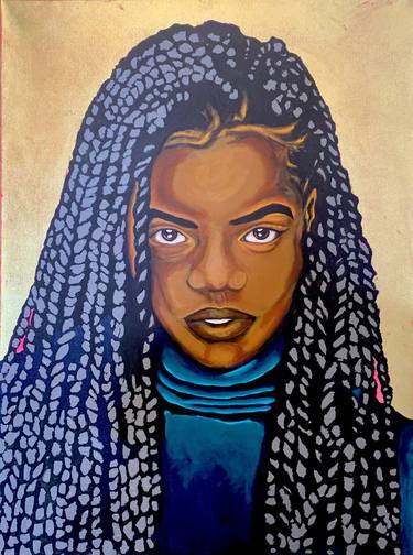 Original Expressionism Portrait Paintings by Demarcus McGaughey