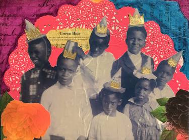 Original Pop Art Children Collage by Demarcus McGaughey