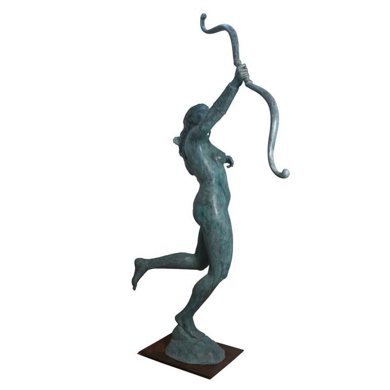 Original Figurative Classical mythology Sculpture by Natividad Sánchez Fernández