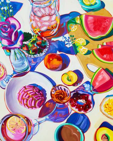 Print of Pop Art Still Life Paintings by Sari Shryack