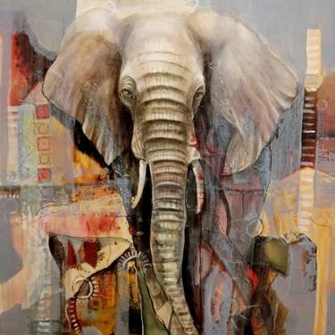 Original Animal Mixed Media by Megan Hensman