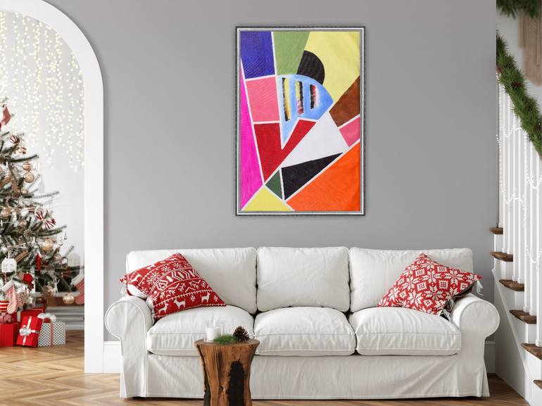 Original Abstract Expressionism Abstract Painting by Ravi Vishwakarma