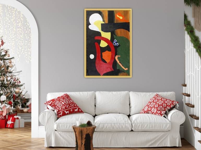 Original Abstract Painting by Ravi Vishwakarma