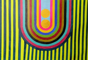 Original Abstract Expressionism Abstract Painting by Ravi Vishwakarma
