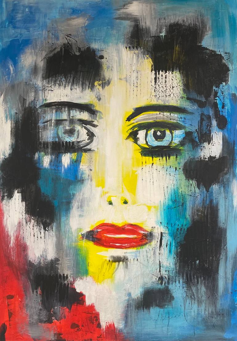 Original Abstract Painting by Maria Hrabinska | Abstract Expressionism Art on Canvas | I know what I want
