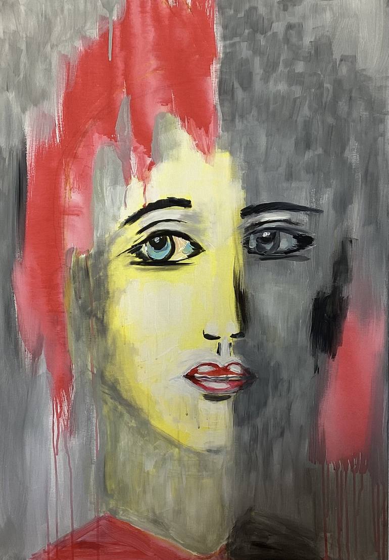 Print of Contemporary People Paintings by Maria Hrabinska