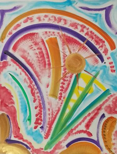Original Abstract Painting by Edward Stobie