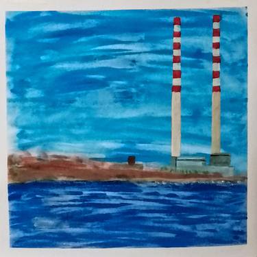 Original Contemporary Cities Painting by Edward Stobie