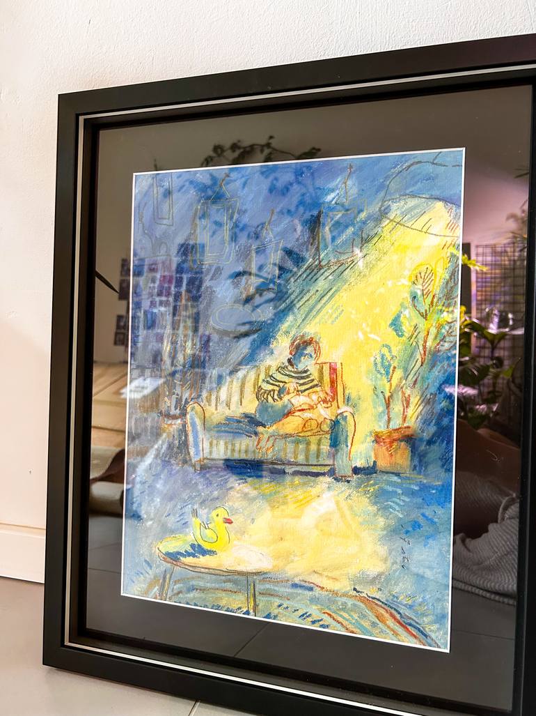 Original Fauvism Home Drawing by Varvara Kurakina
